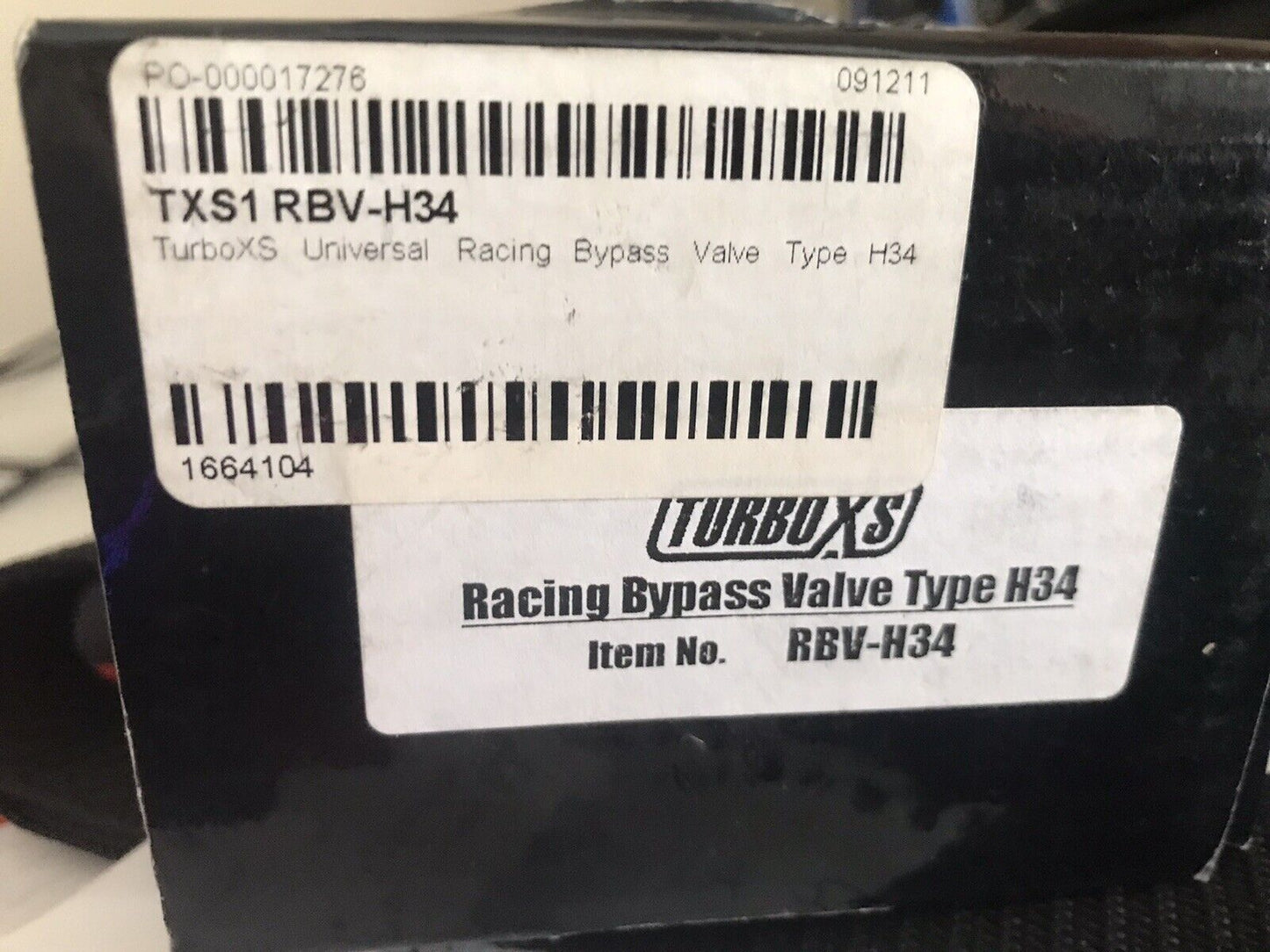 TurboXS Racing Bypass Valve Type H34 RBV-H34 Universal