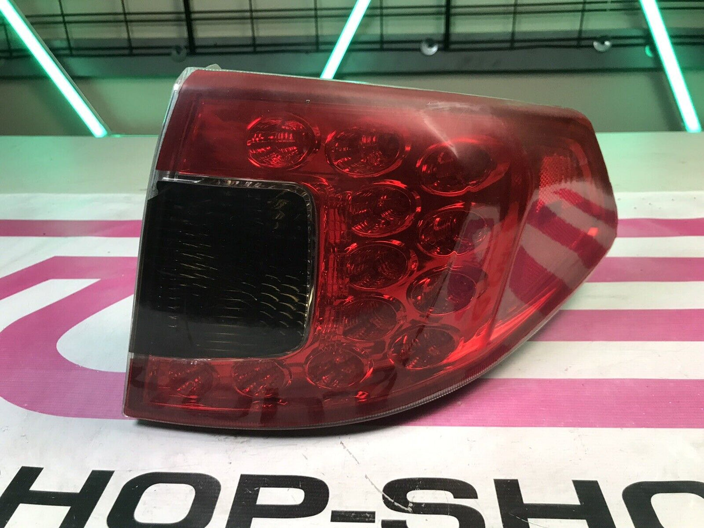 2008-2014 Subaru WRX STi Hatch Wagon Right Rear Outer Tail Light Assembly Smoked