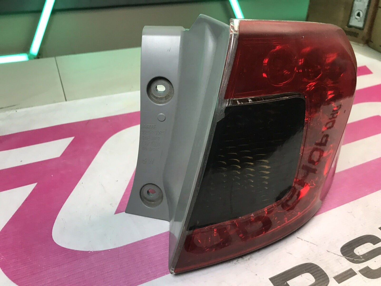 2008-2014 Subaru WRX STi Hatch Wagon Right Rear Outer Tail Light Assembly Smoked