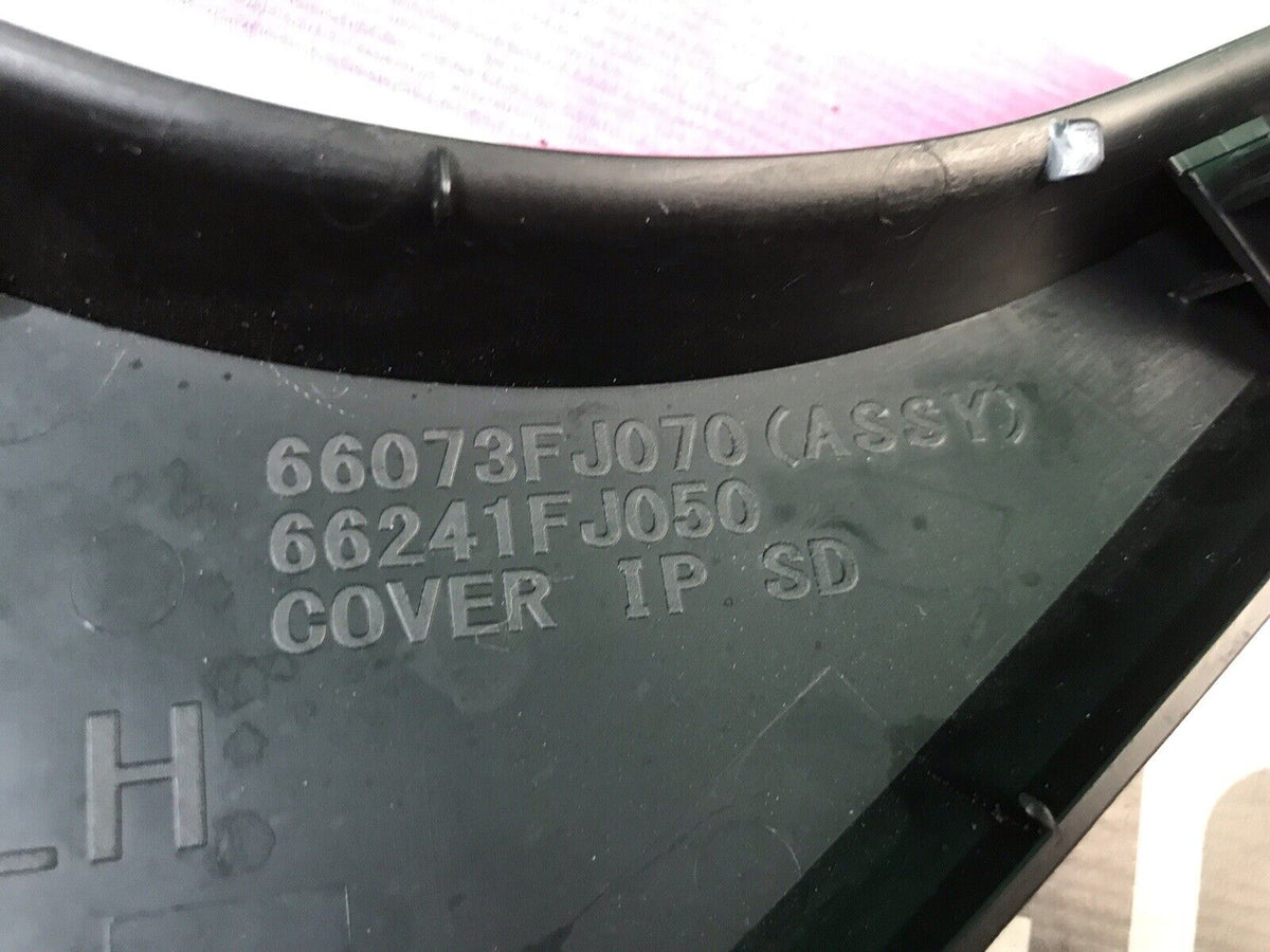 2015-2019 Subaru Wrx/sti LH Driver Dash End Side Cap Cover Trim Panel