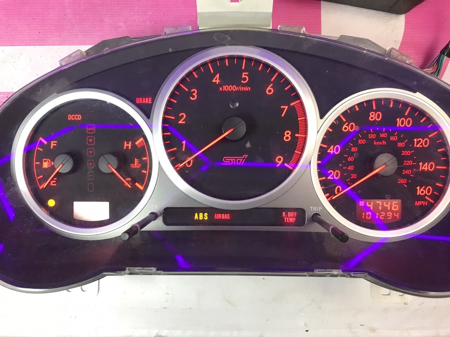 OEM 2005 Subaru WRX STI Instrument Cluster/Speedometer 85014FE180 100k Miles