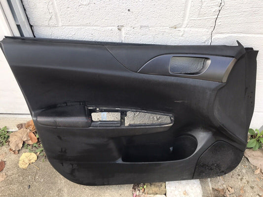 OEM 08-14 Subaru Impreza WRX STi LH Front Driver Side Door Panel