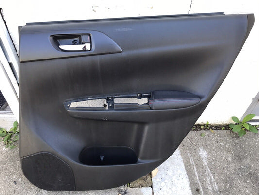 OEM 2008-2014 Subaru Impreza WRX STi Rear RH Passenger Side Door Panel