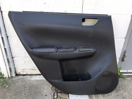 OEM 08-14 Subaru Impreza WRX STi Rear LH Driver Side Door Panel