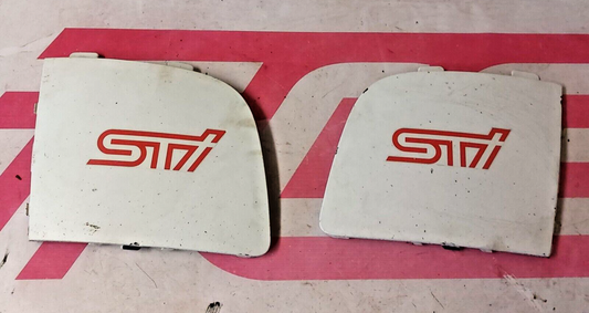 2006-2007 Subaru Impreza WRX STi OEM White Fog Light Cover Trim