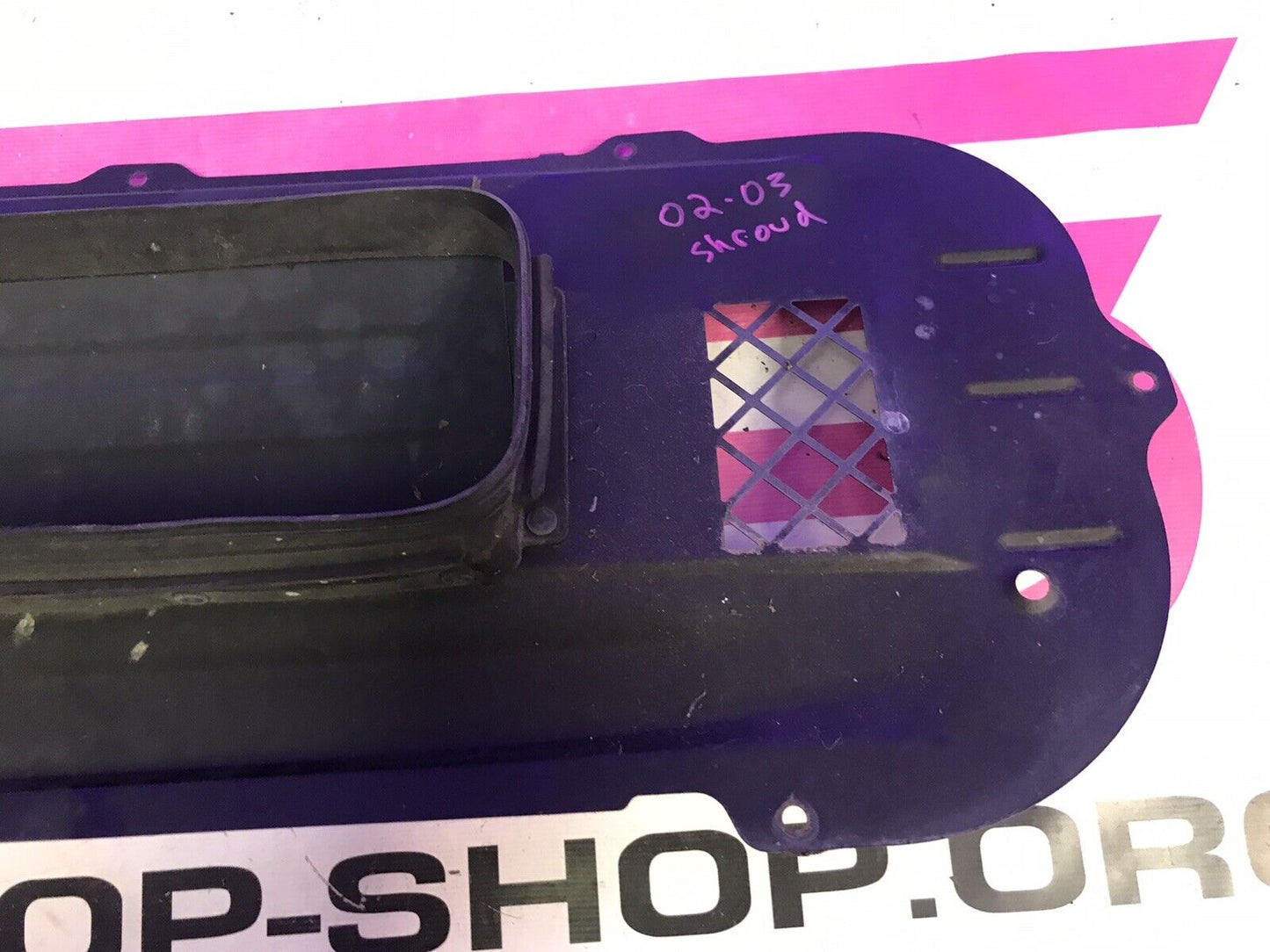 OEM 2002-2003 Subaru Impreza WRX Hood Scoop Splitter Assembly