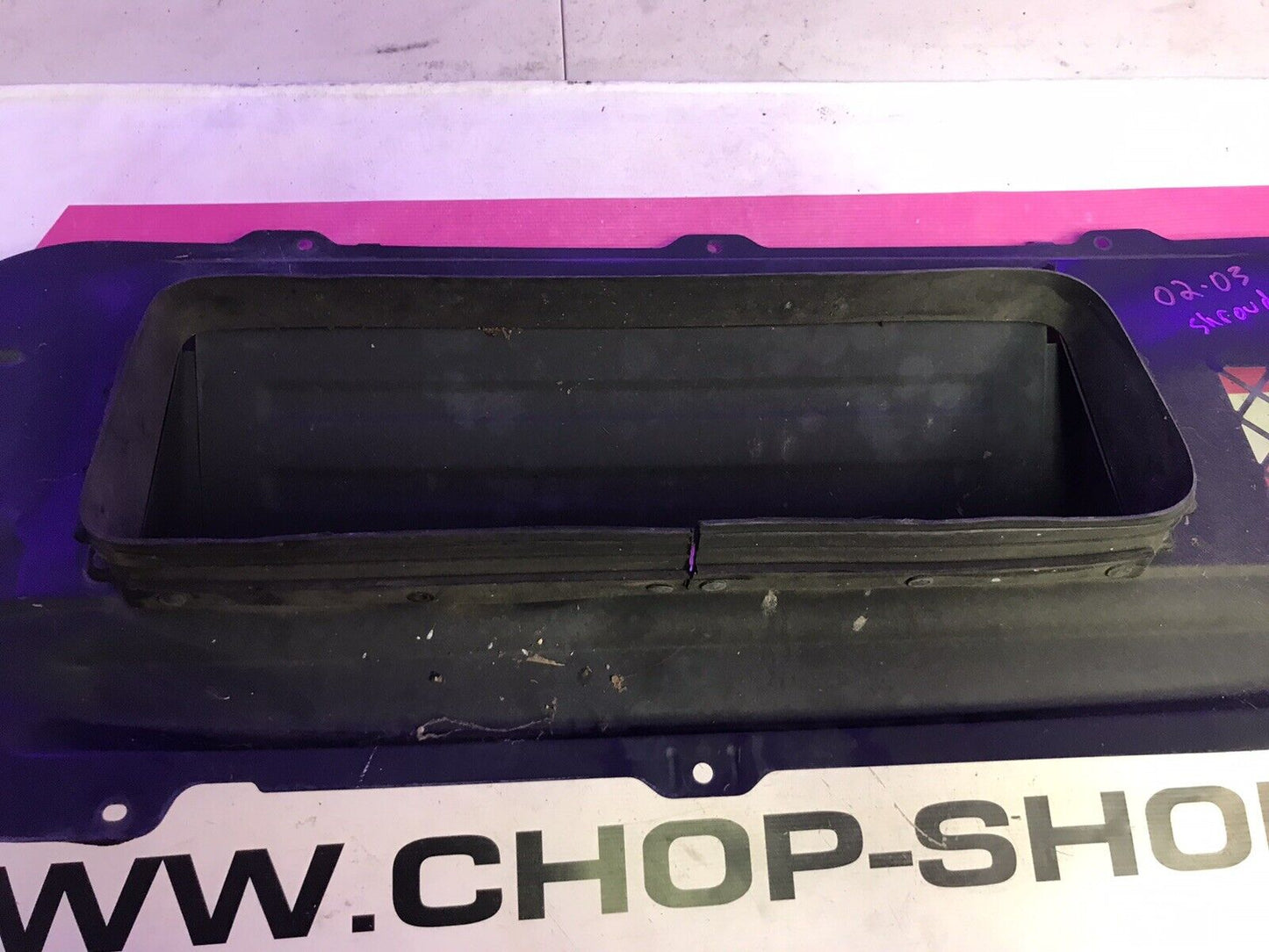 OEM 2002-2003 Subaru Impreza WRX Hood Scoop Splitter Assembly