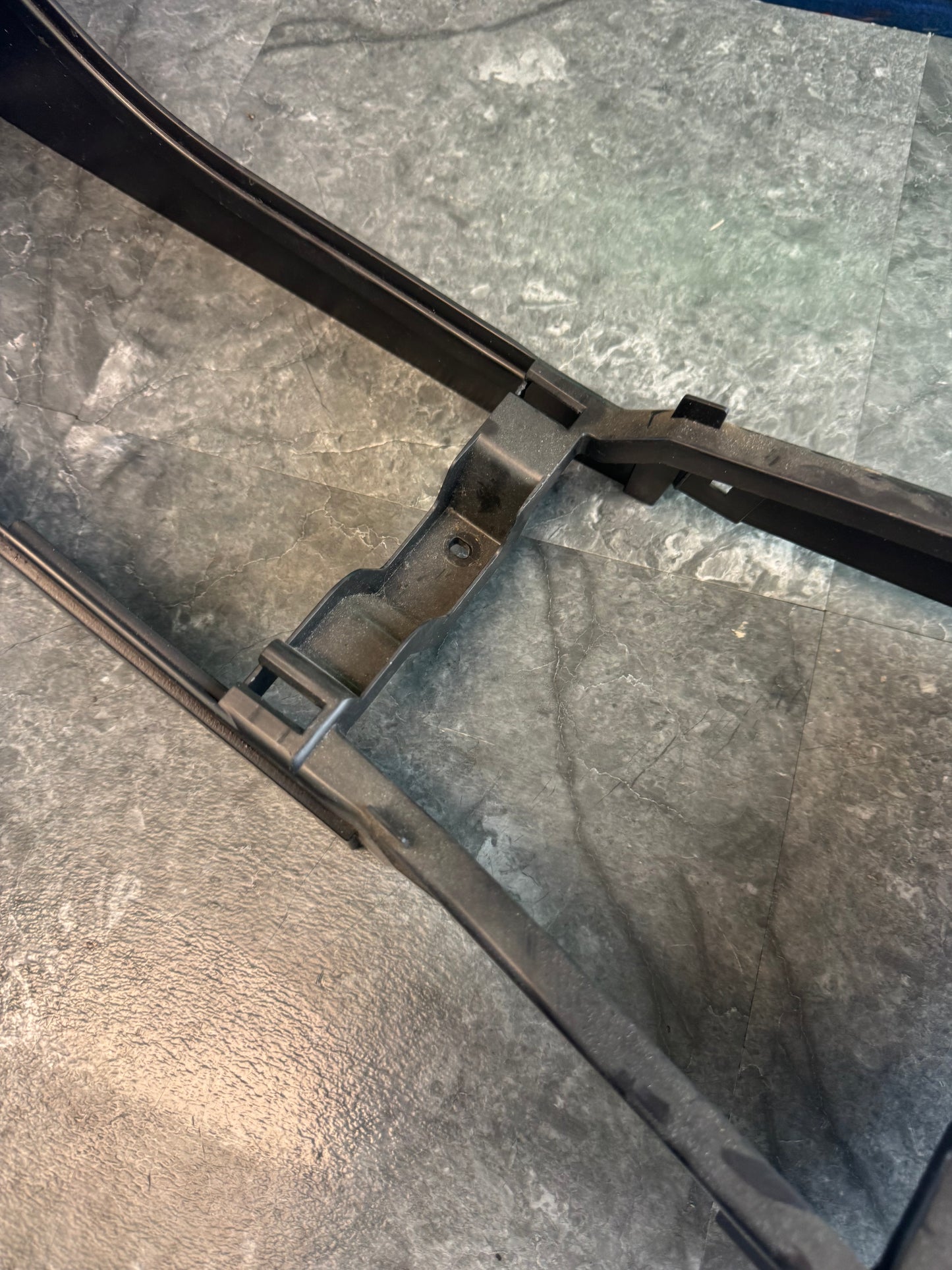 2005-2007 Subaru Impreza WRX STI Black Center Console Rest Trim Middle