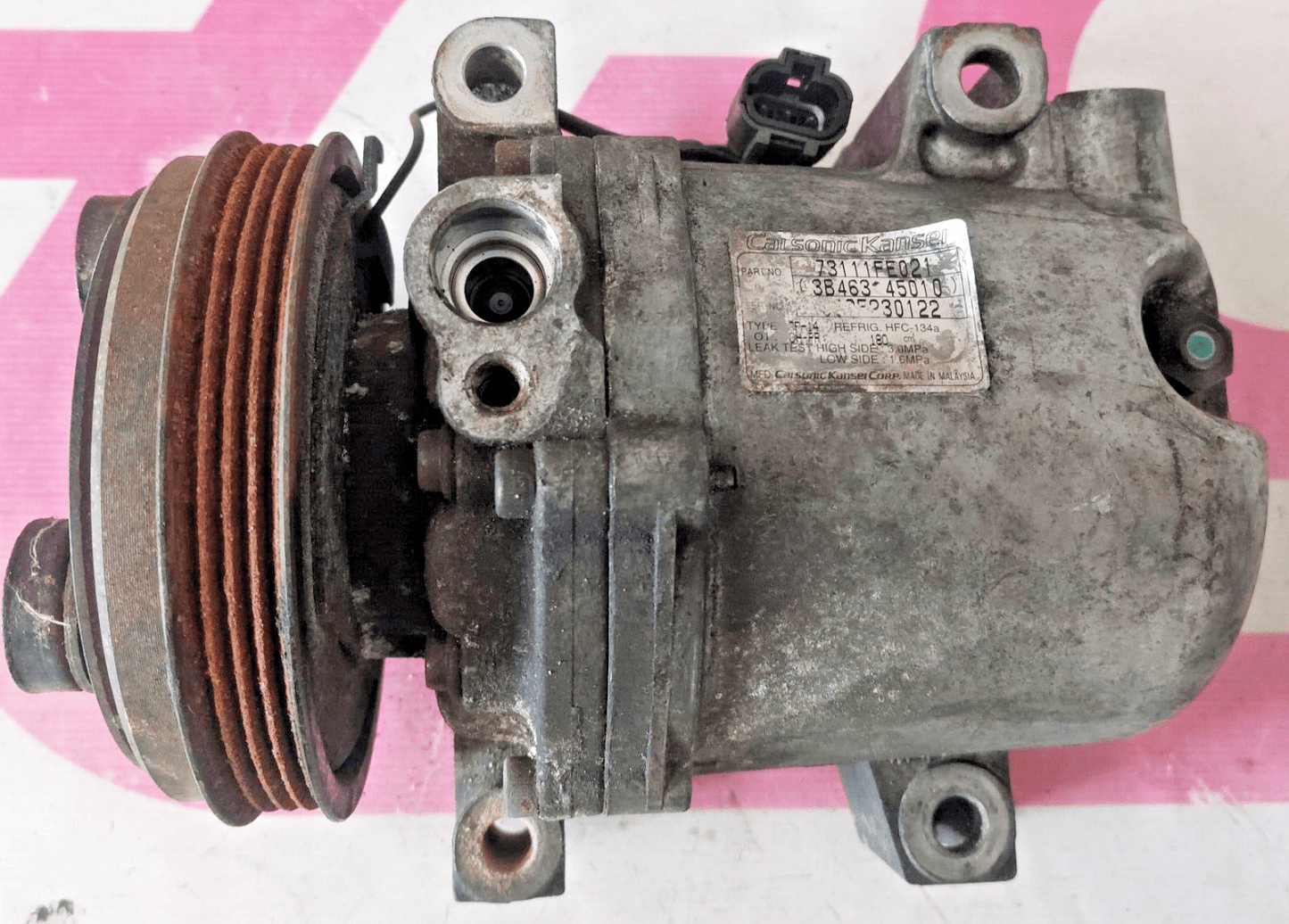 OEM 2002-2003 Subaru Impreza WRX Air Conditioning Compressor 73111FE021