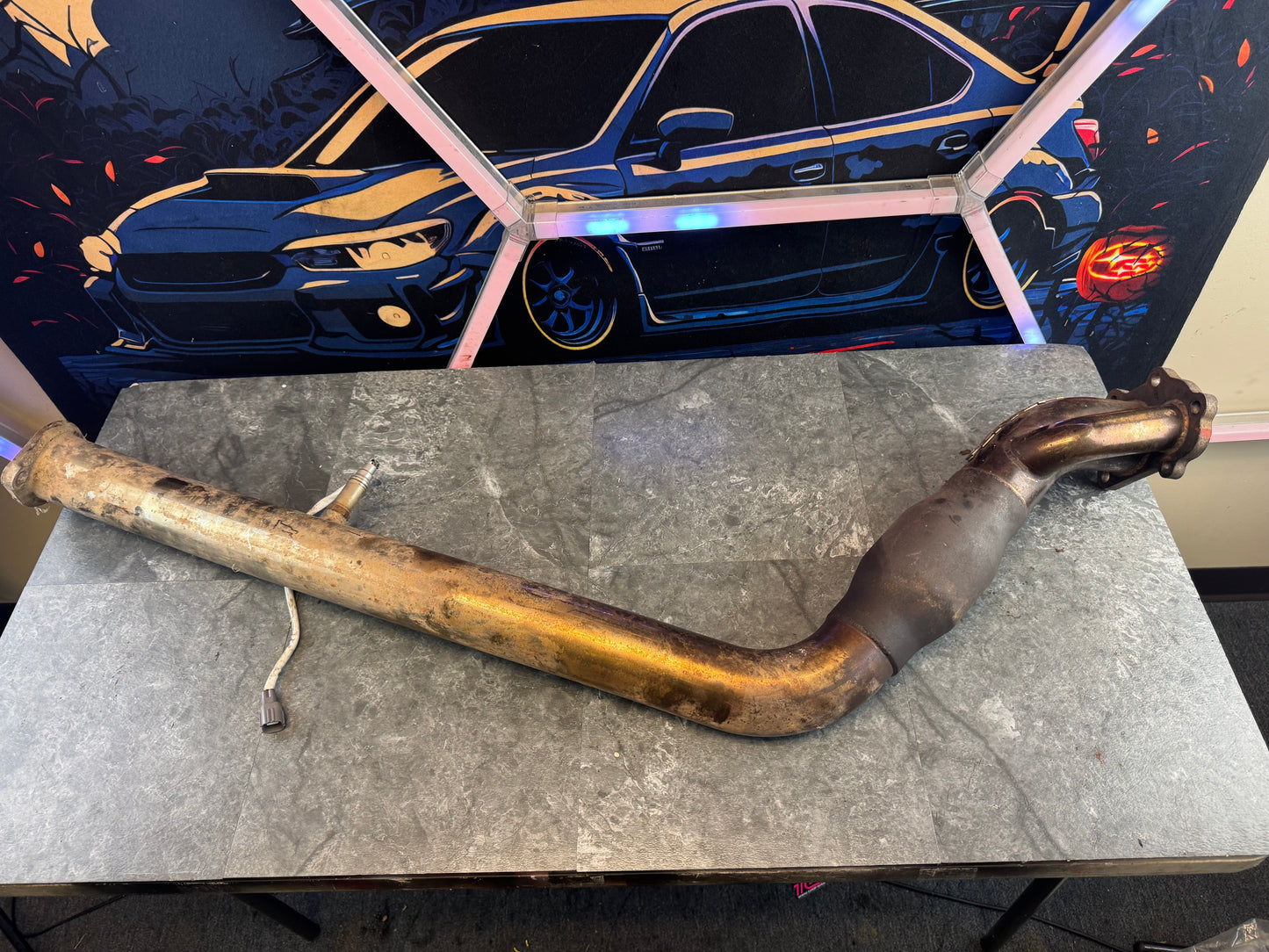 2008-2021 Subaru STi / 2008-2014 Subaru WRX Perrin High Flow Catted Downpipe Single Bung