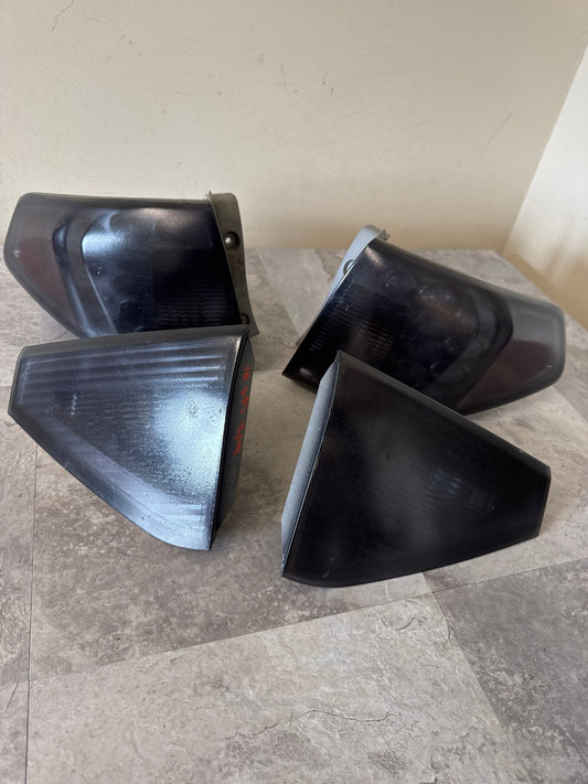 2008-2014 Subaru WRX STi Hatch Wagon Tail Light Assembly Set Custom Tinted