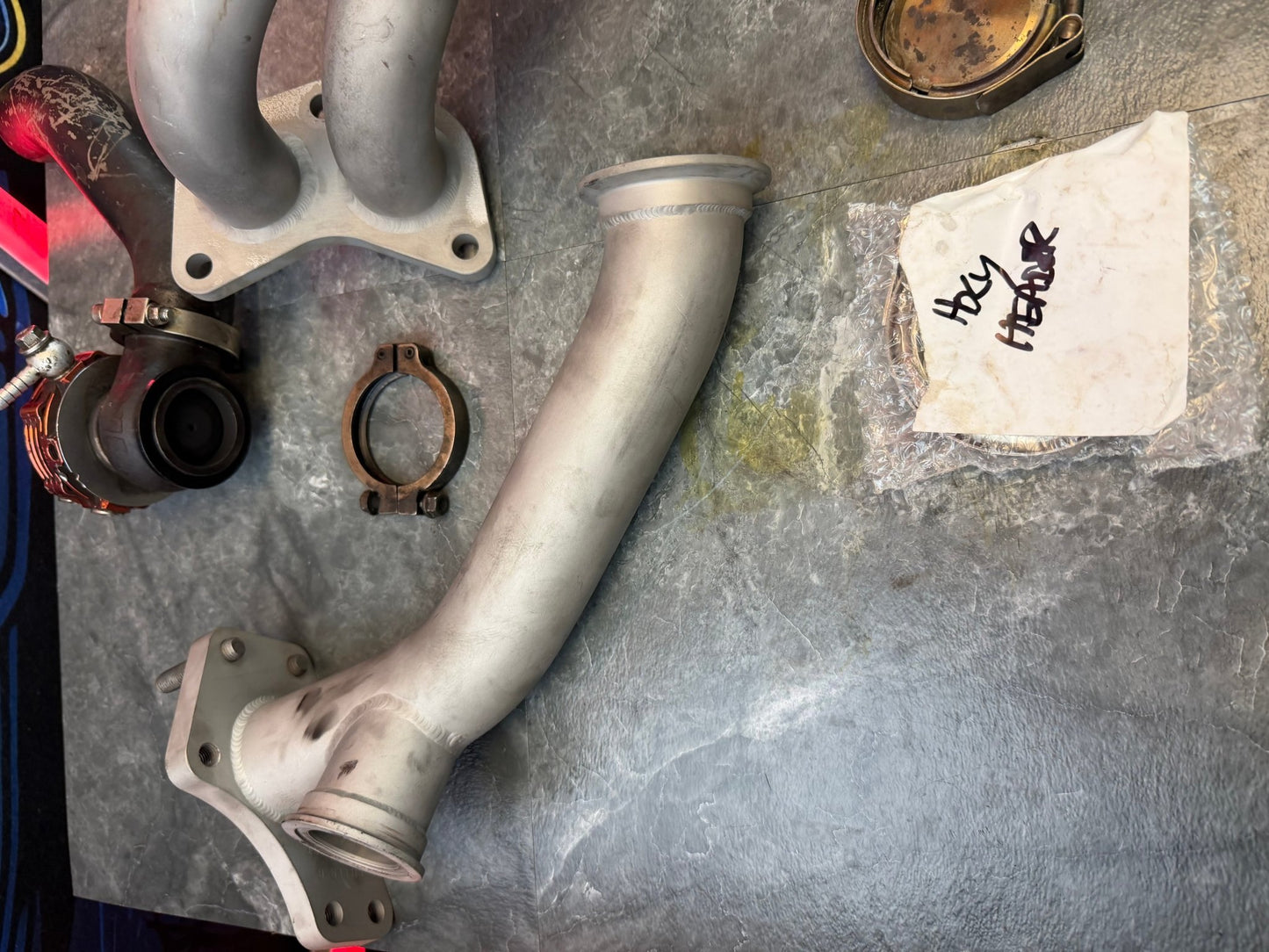 KILLER B Motorsports “ holy header “ ELH equal length header w: tial 38 mm mvs external wastegate kit