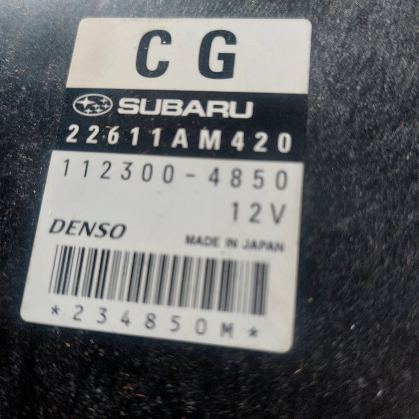 OEM 2007 Subaru Impreza WRX 22611AM420 Engine Control Module Unit