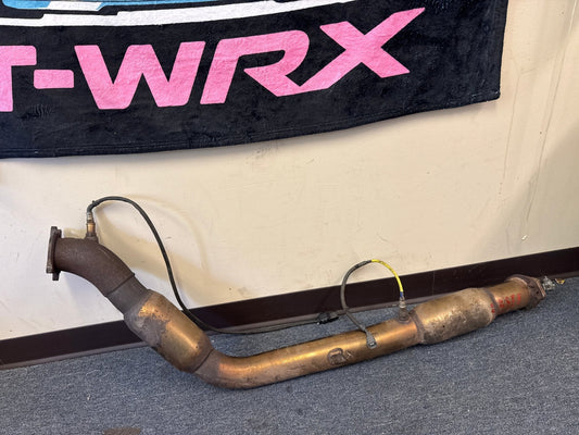 2008-2017 Subaru WRX STi HKS Downpipe Cast Bellmouth / Twin-catted / Dual O2 Bungs