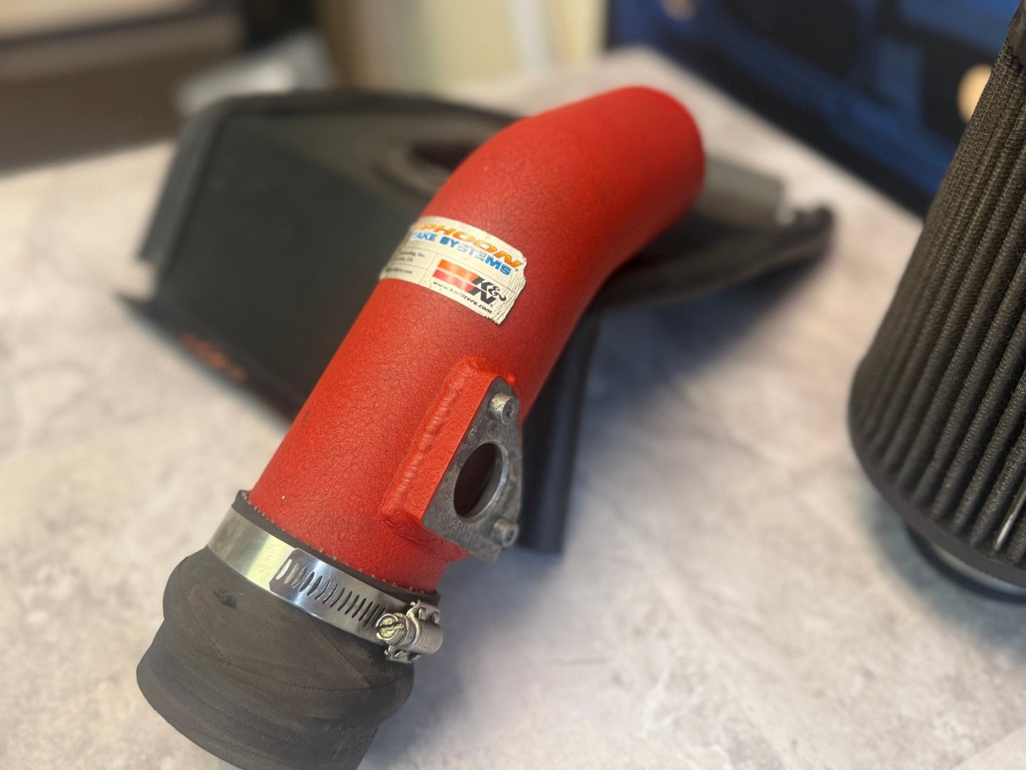 K&N Cold Air Intake / High - Flow Aluminum Tube Subaru STi 2015-2021 ej257