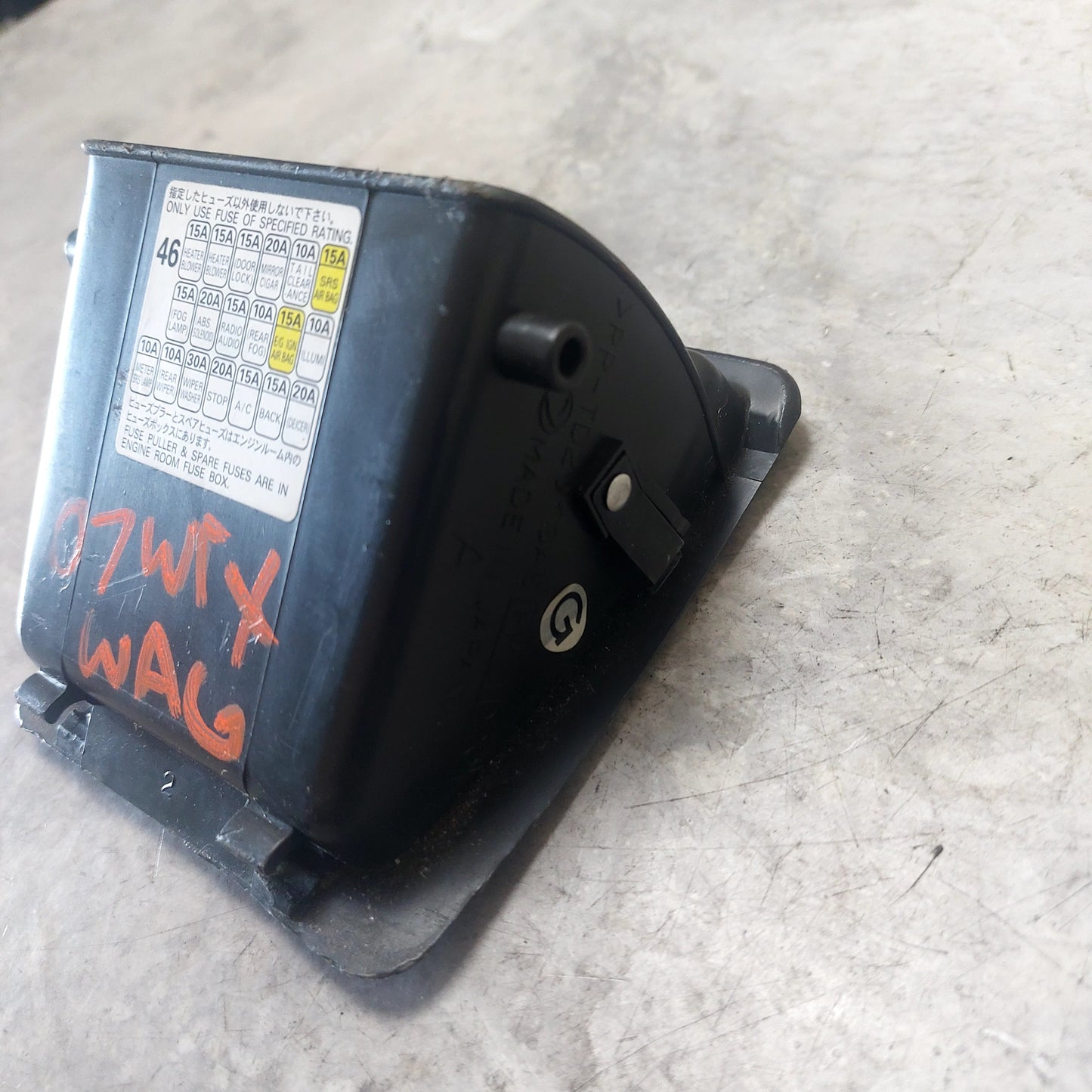 OEM Dash Fuse Map Cover Storage Pocket Tray 02-07 Subaru Impreza