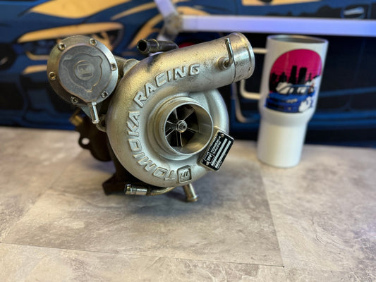 TR Tomioko Racing 18 g 18g Billet Turbo Turbocharger 8 cm Journal Bearing Subaru STi & WRX