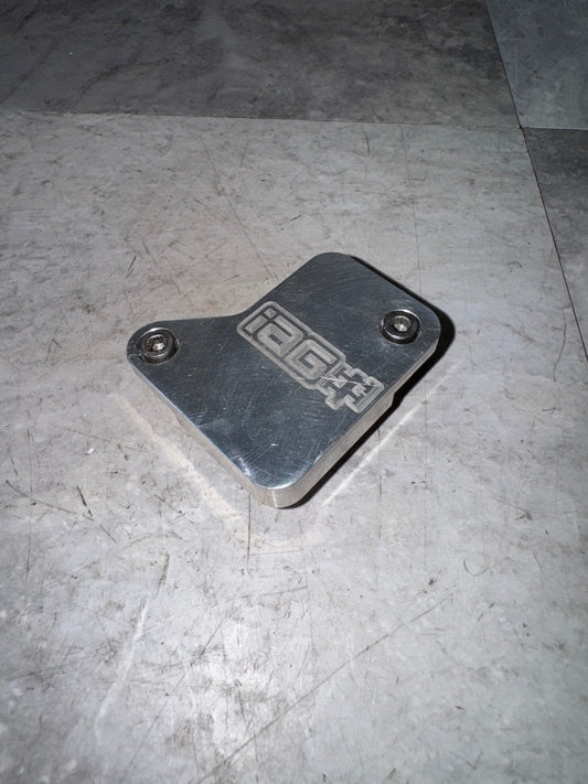 BILLET Subaru 08-14 WRX/08 STi IAG MAF Mass Air Flow Sensor Block Off Plate With Hardware