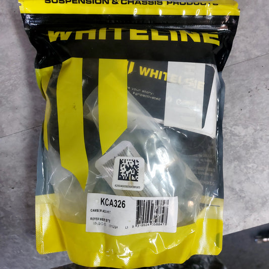 Whiteline Camber Adj Kit Rear Control Arm Bushing Upper - Inner Double Offset Camber to Suit Subaru BRZ, Forester, Impreza, Levorg, Legacy and Toyota 86