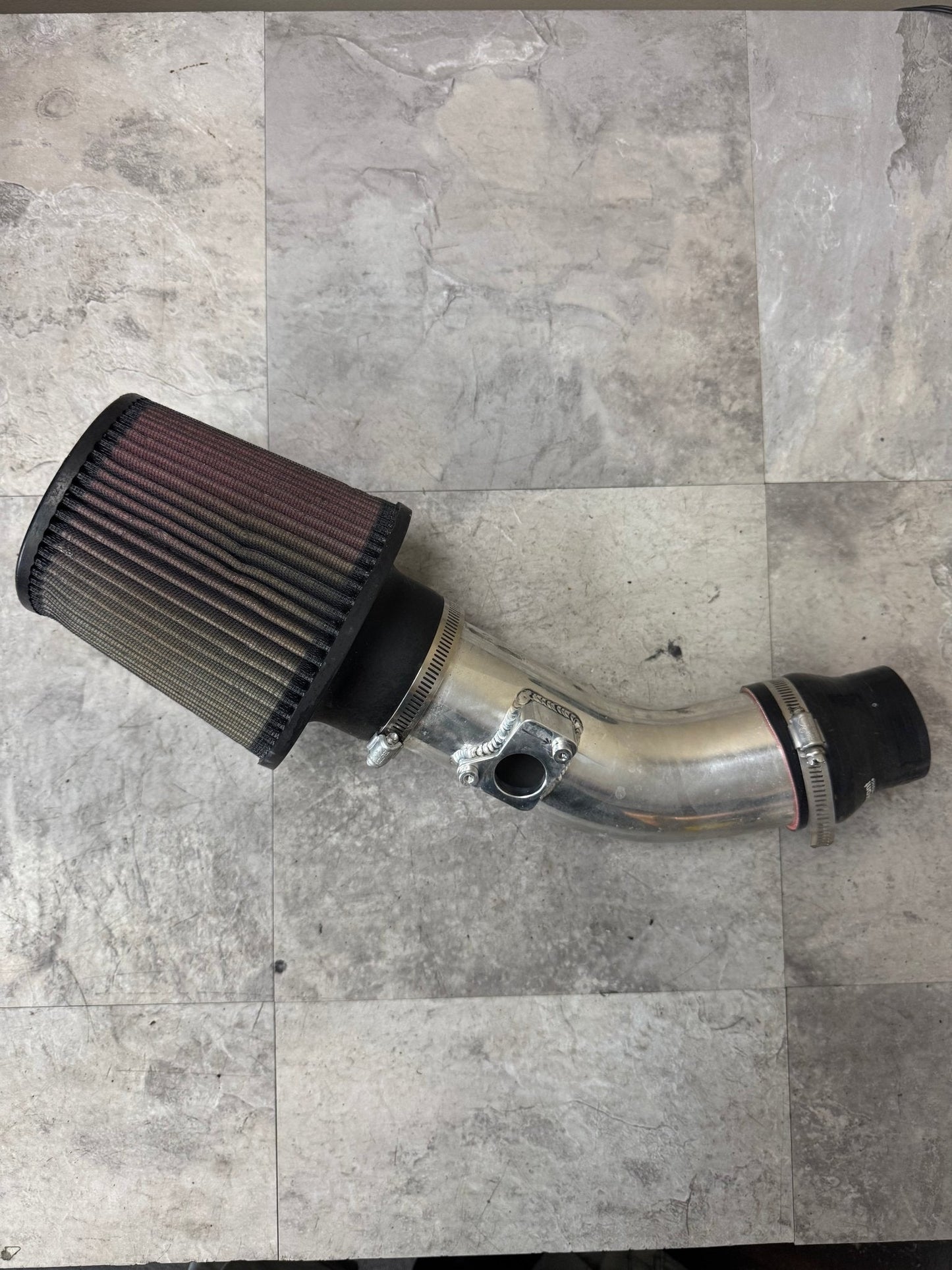 Unbranded Cold Air Intake 08-14 Subaru Impreza WRX STi With Vibrant Performance Reducing Coupler