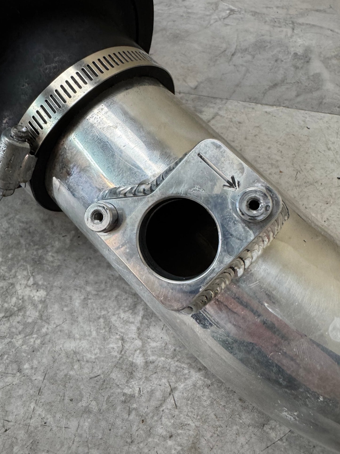 Unbranded Cold Air Intake 08-14 Subaru Impreza WRX STi With Vibrant Performance Reducing Coupler