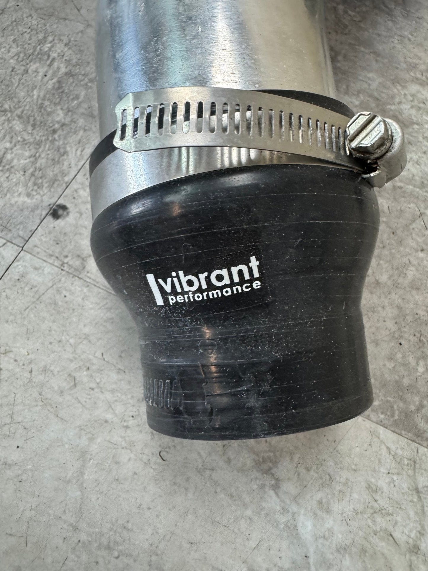 Unbranded Cold Air Intake 08-14 Subaru Impreza WRX STi With Vibrant Performance Reducing Coupler