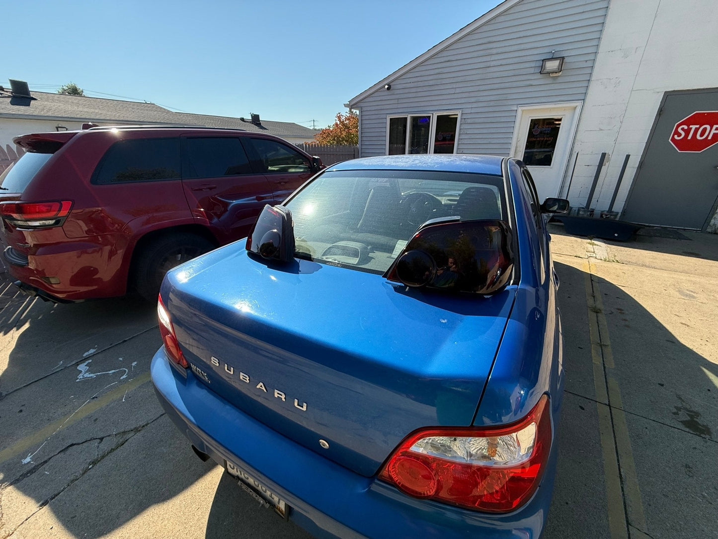 2004 2005 Subaru Impreza , wrx & STi SEDAN blobeye tail lights oem tinted taillights