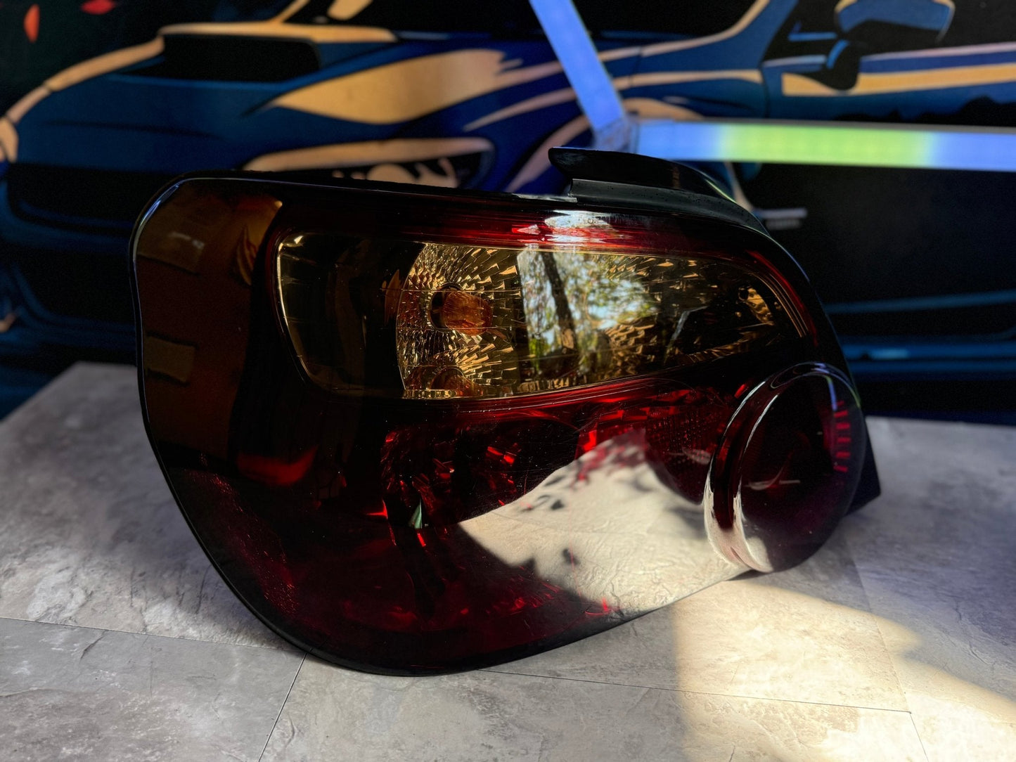 2004 2005 Subaru Impreza , wrx & STi SEDAN blobeye tail lights oem tinted taillights