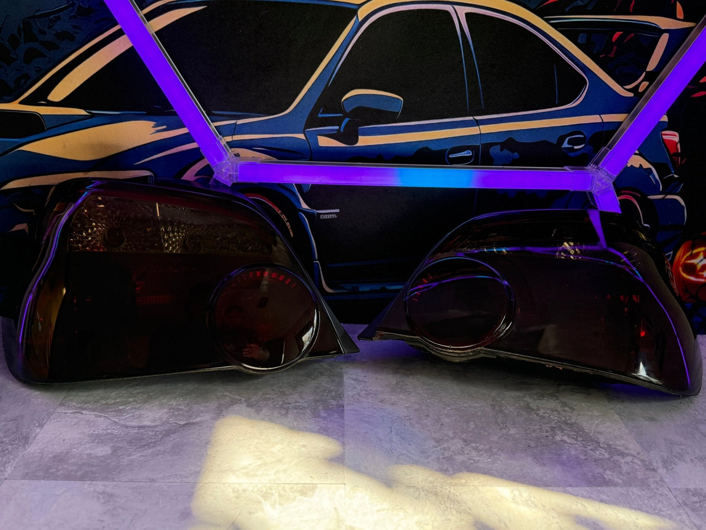 2004 2005 Subaru Impreza , wrx & STi SEDAN blobeye tail lights oem tinted taillights