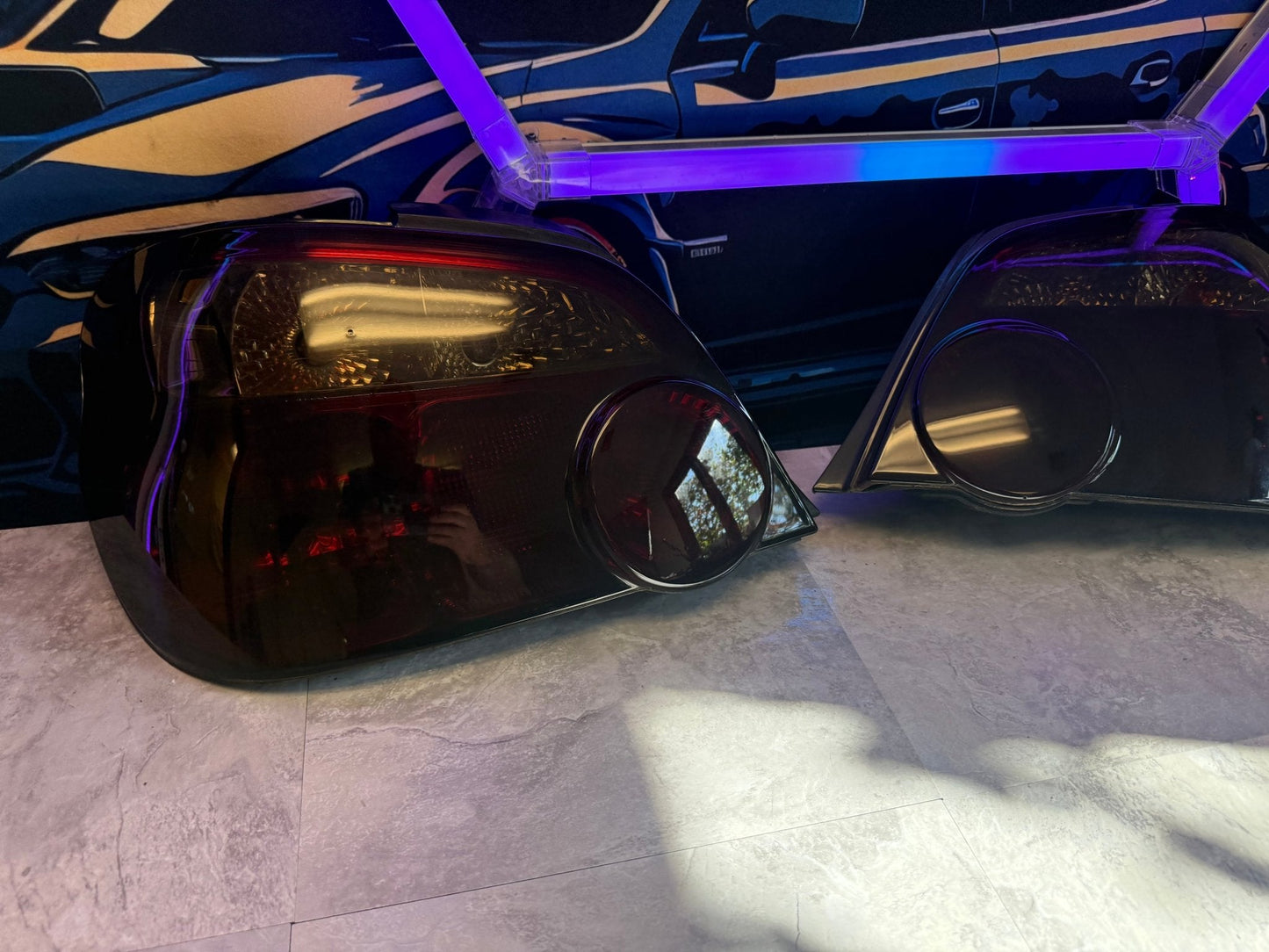 2004 2005 Subaru Impreza , wrx & STi SEDAN blobeye tail lights oem tinted taillights