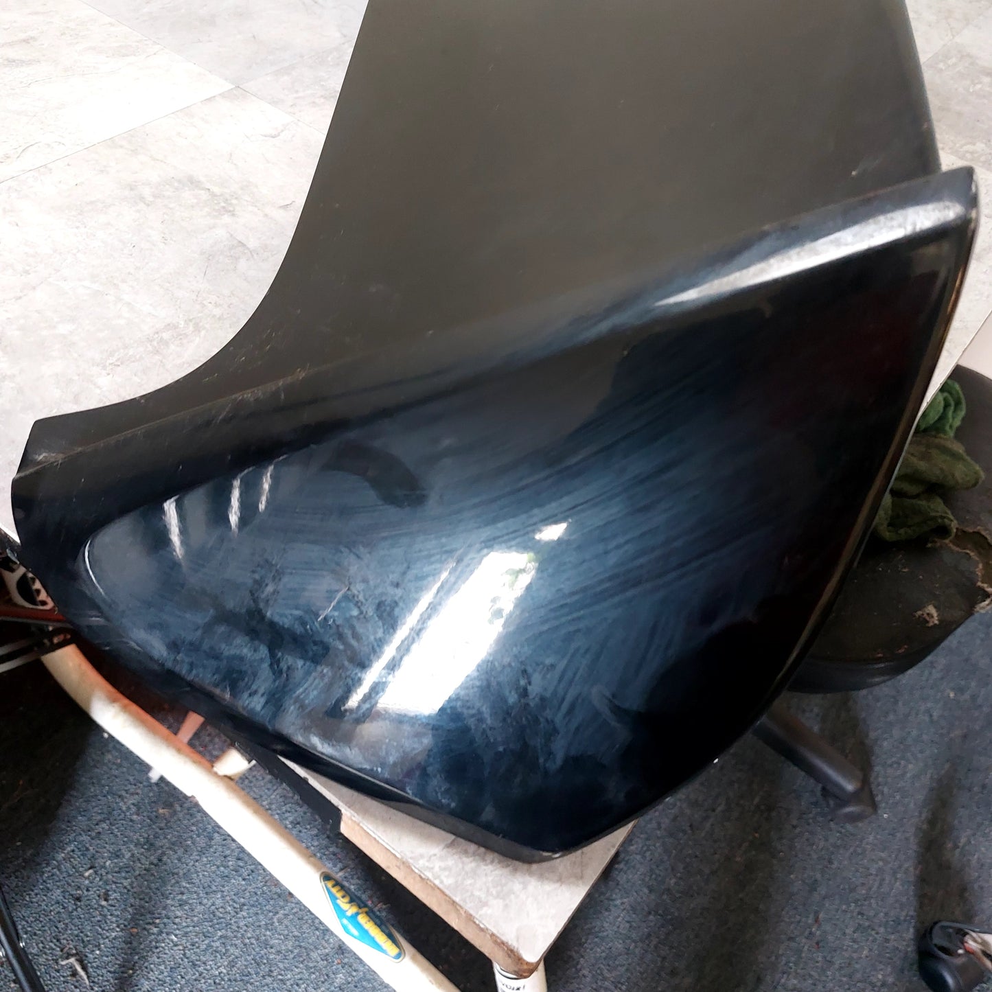 OEM 2008-2014 Subaru Impreza WRX STi Hatch Wing Rear 96033FG020 w PERRIN Risers