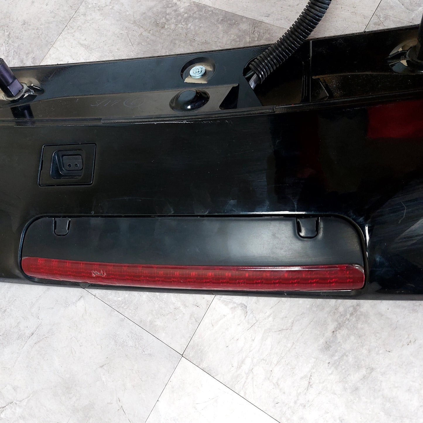 OEM 2008-2014 Subaru Impreza WRX STi Hatch Wing Rear 96033FG020 w PERRIN Risers