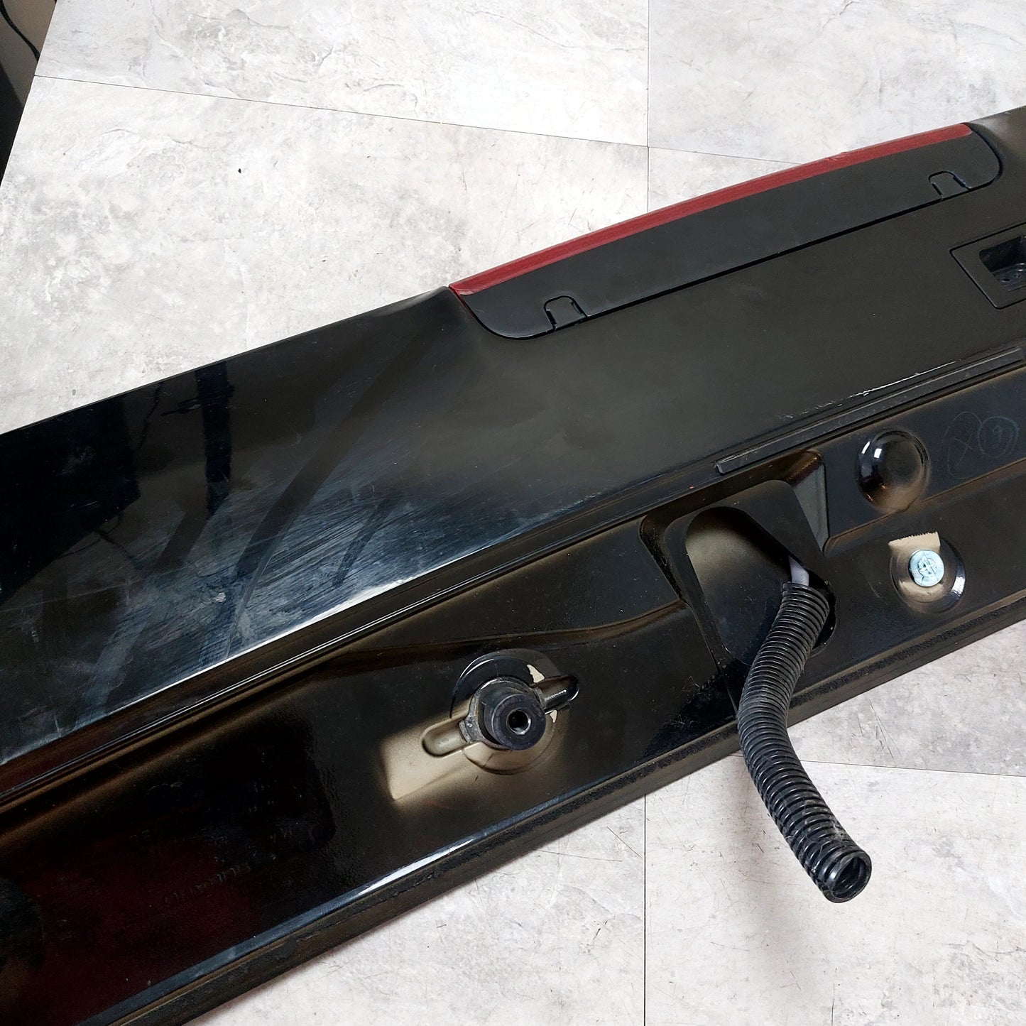 OEM 2008-2014 Subaru Impreza WRX STi Hatch Wing Rear 96033FG020 w PERRIN Risers