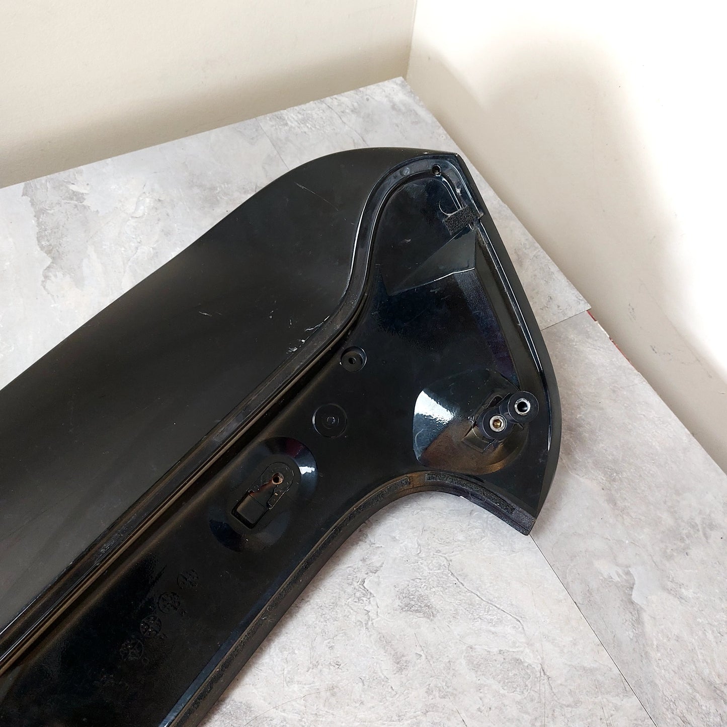OEM 2008-2014 Subaru Impreza WRX STi Hatch Wing Rear 96033FG020 w PERRIN Risers
