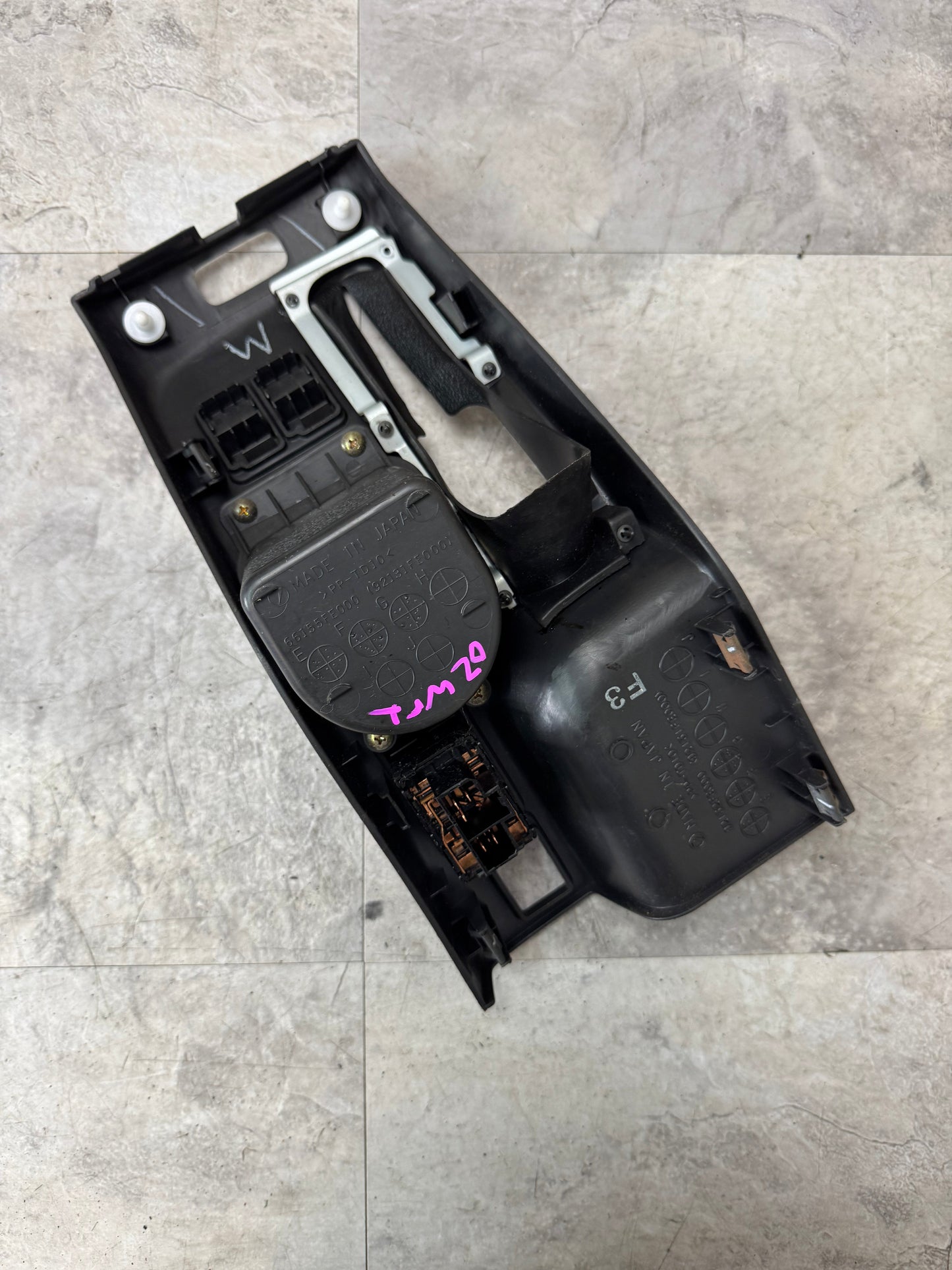 Center Console E Brake Cup Holder Trim 02-04 Subaru Impreza WRX STi 91232FE000 With Side Mirror Regulator