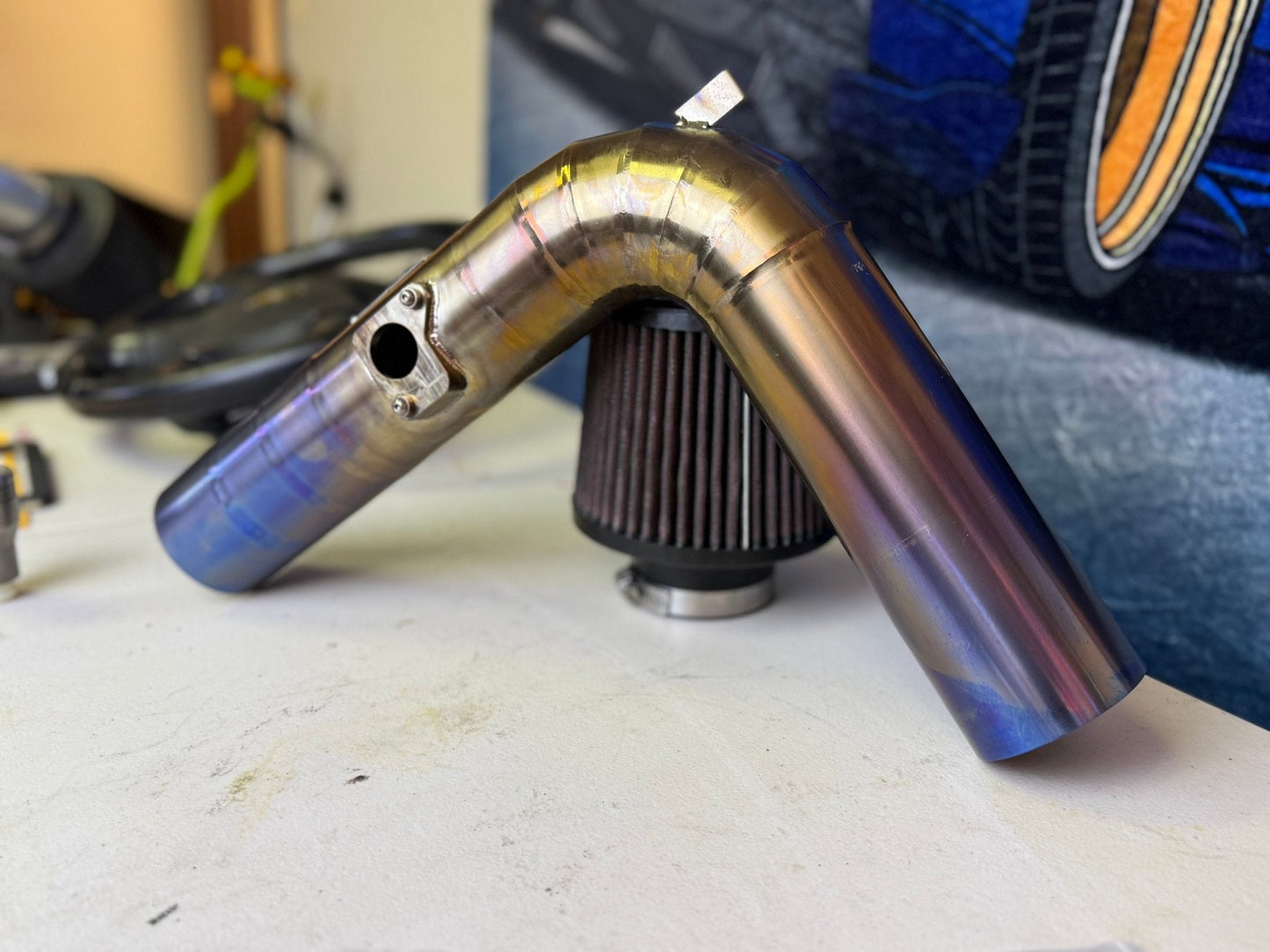 RK titanium cold air intake 2015 - 2021 Subaru STi ej257 BEAUTIFUL