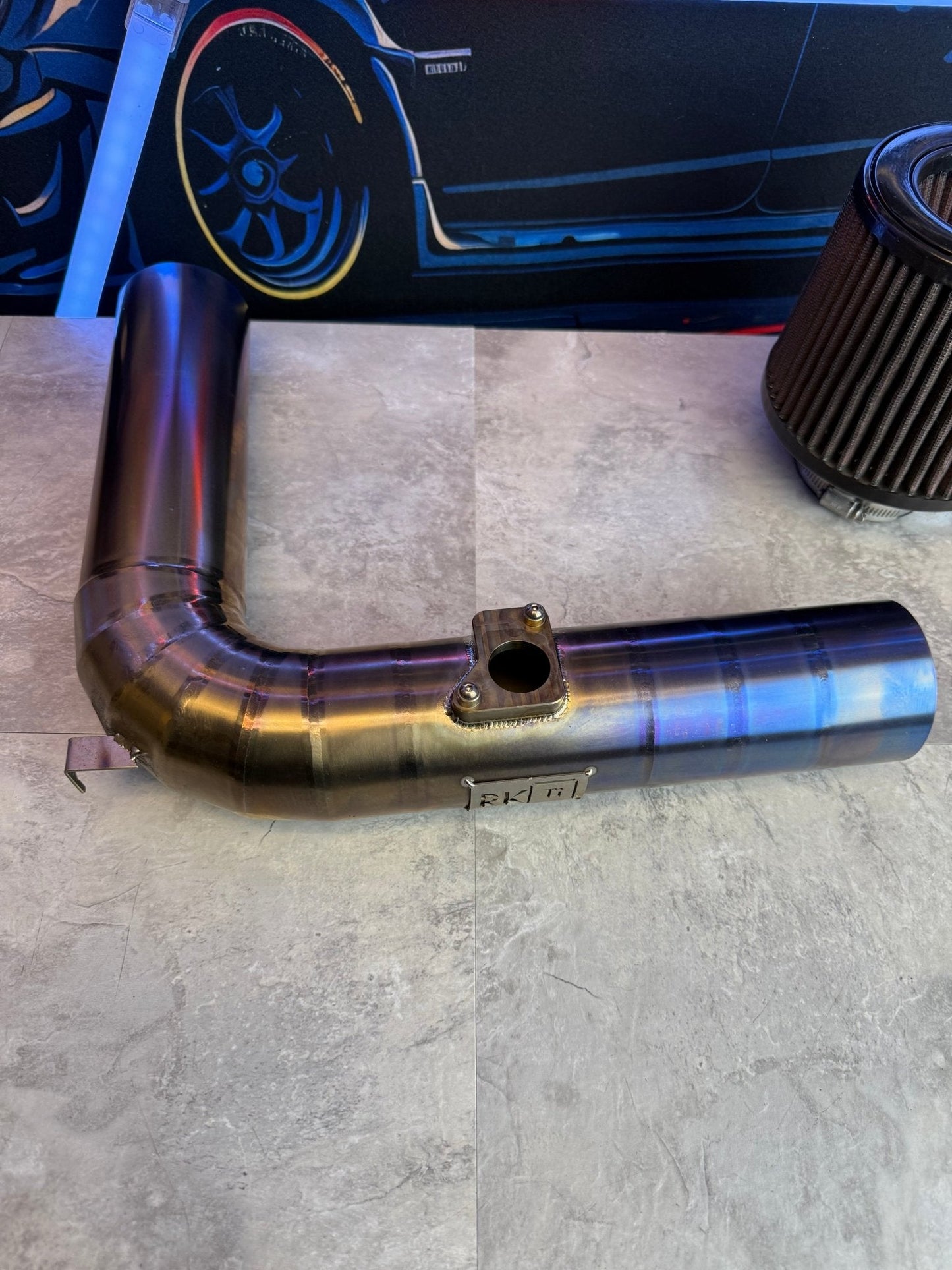 RK titanium cold air intake 2015 - 2021 Subaru STi ej257 BEAUTIFUL