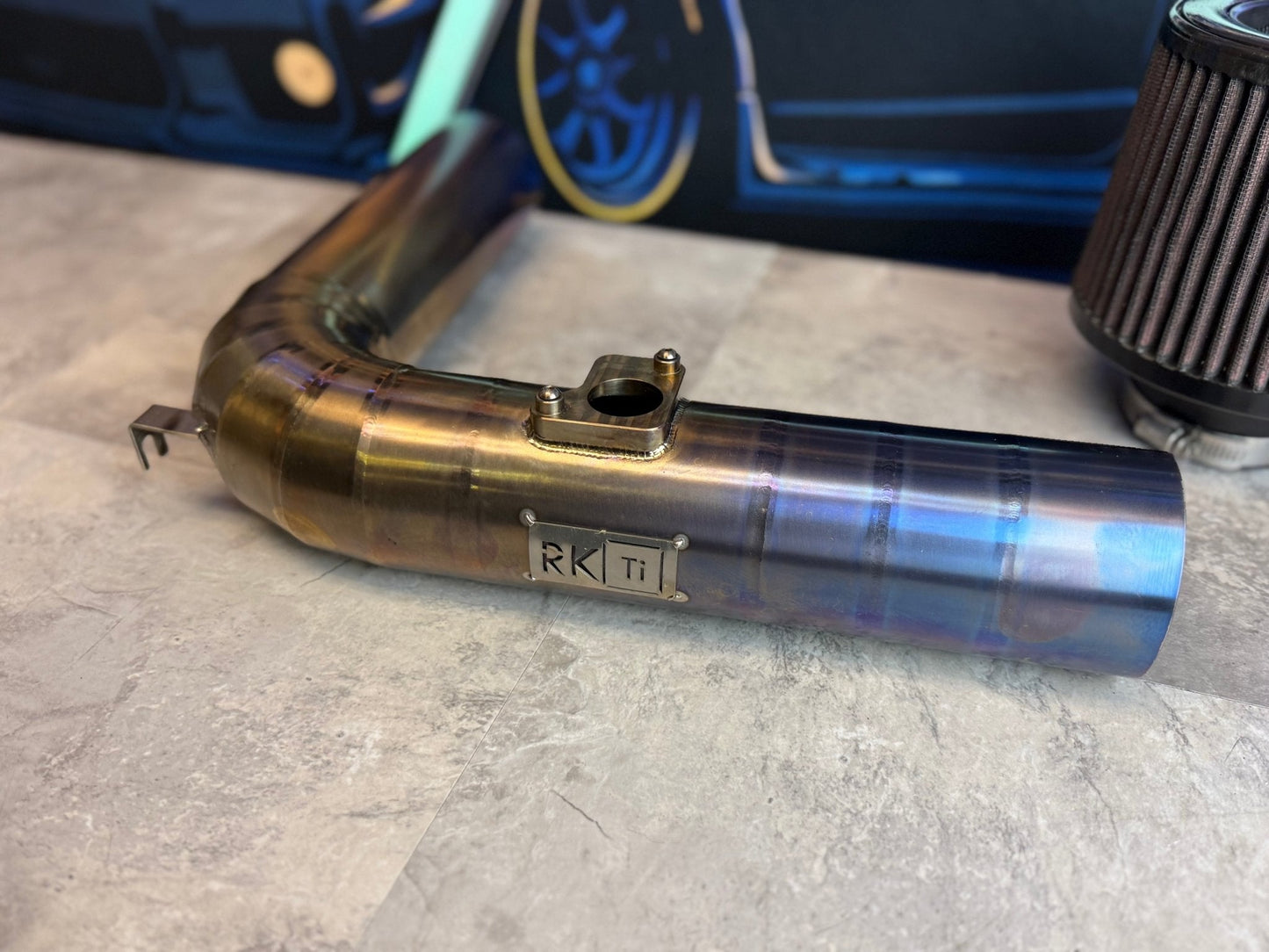 RK titanium cold air intake 2015 - 2021 Subaru STi ej257 BEAUTIFUL