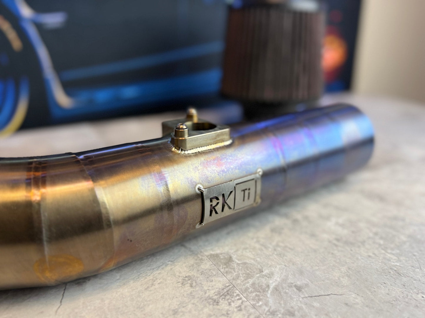 RK titanium cold air intake 2015 - 2021 Subaru STi ej257 BEAUTIFUL
