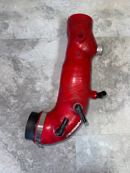 Perrin Turbo Inlet For 02-07 Subaru WRX/04-21 STI/04-08 Forester XT (Red)