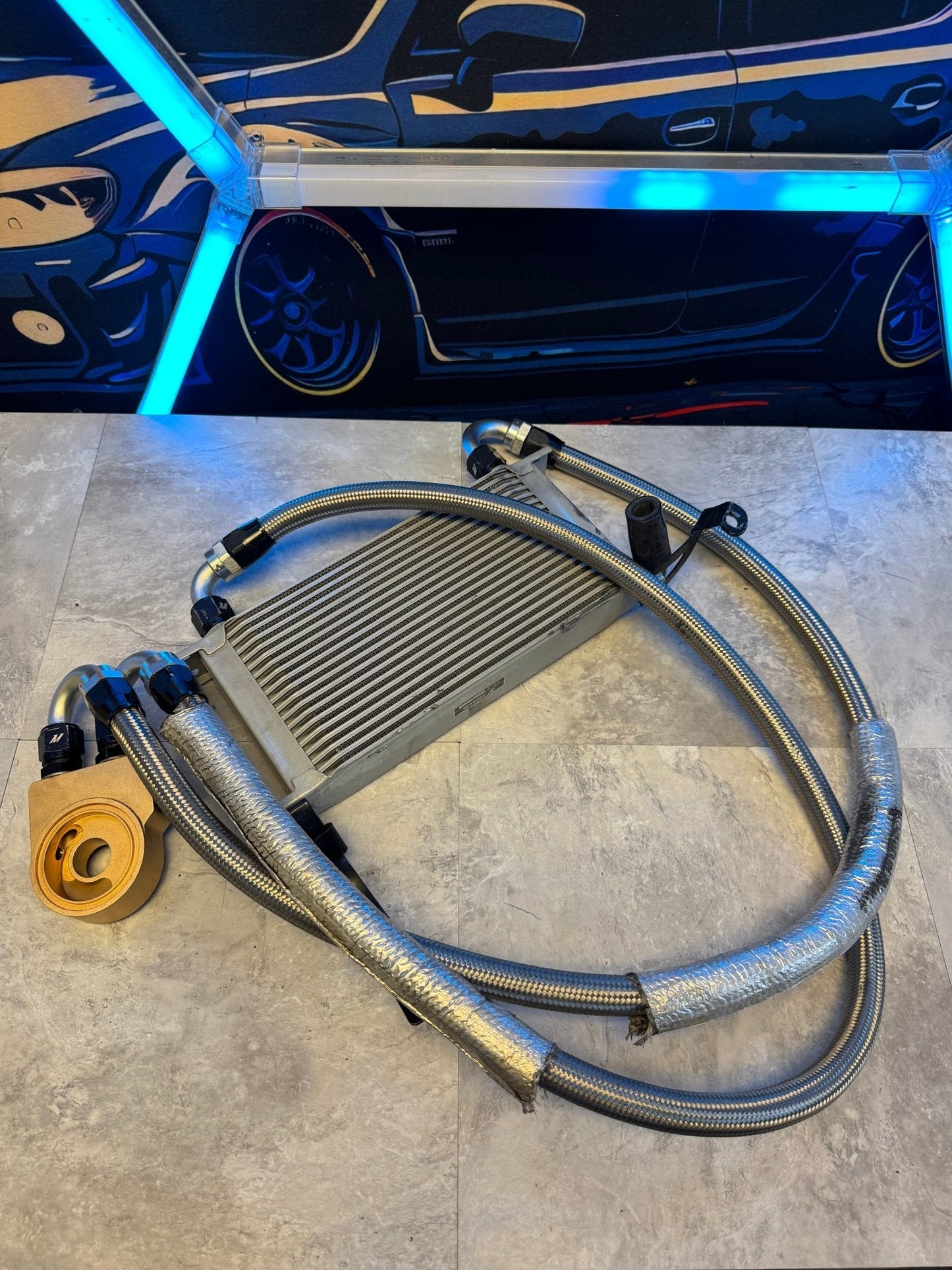 Mishimoto Top Mount Oil Cooler Kit For Subaru 15-21 STi