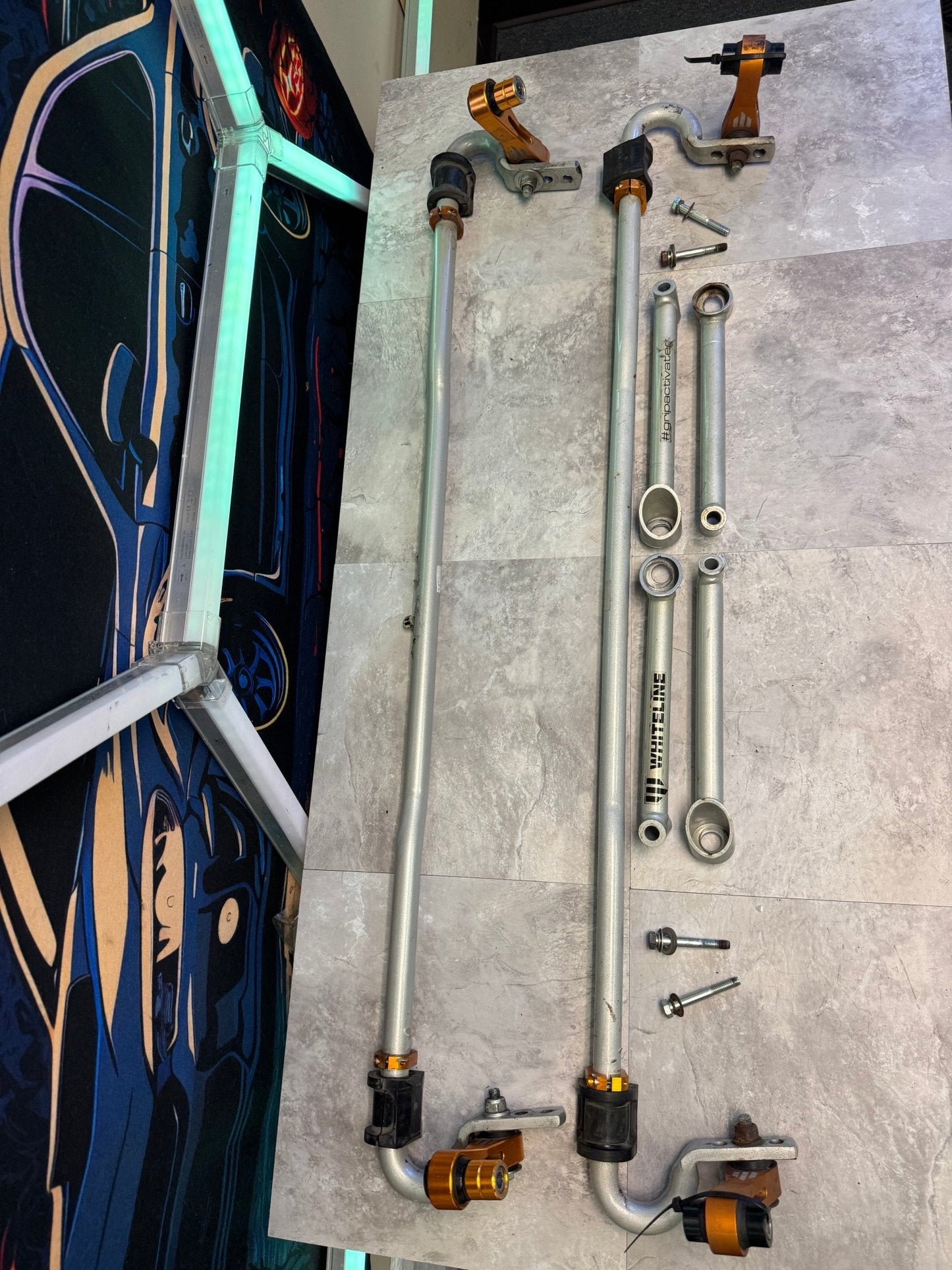 Whiteline Front And Rear Swaybar Kit For 14-19 Subaru WRX STi