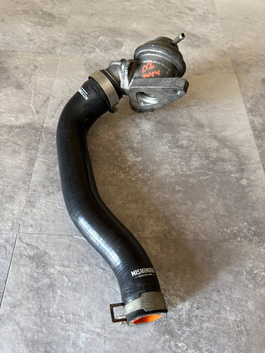 OEM Blow Off/Valve Air Bypass BPV 14471AA1209L 2002-2005 Subaru Impreza WRX w/ Mishimoto Hose