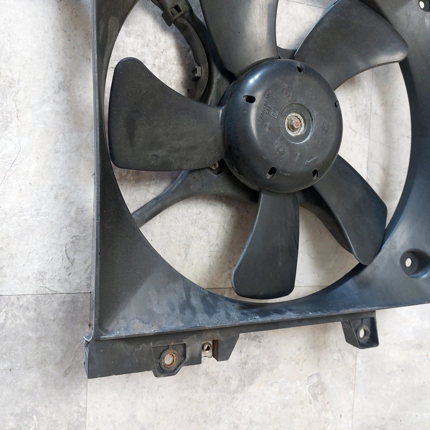 OEM 02-03 Subaru WRX LH Radiator Cooling Fan Assembly