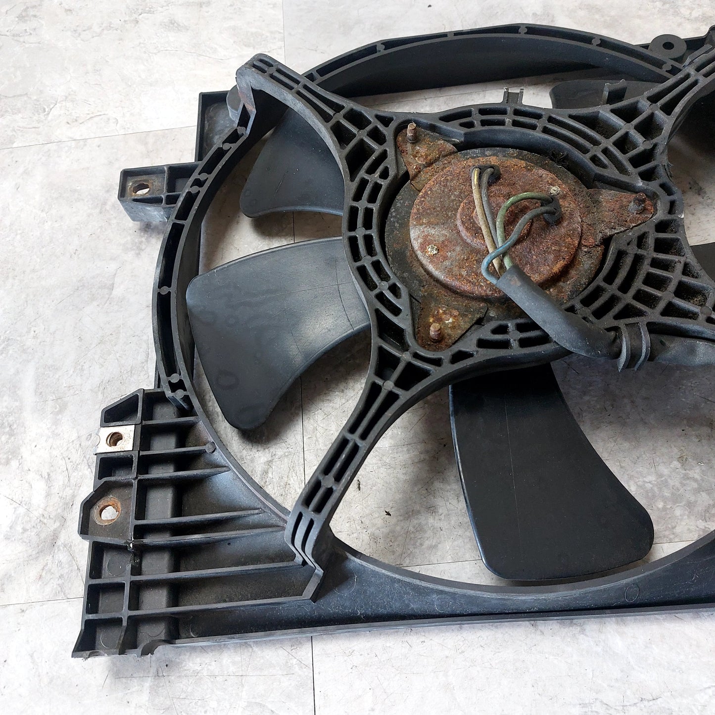 OEM 02-03 Subaru WRX LH Radiator Cooling Fan Assembly
