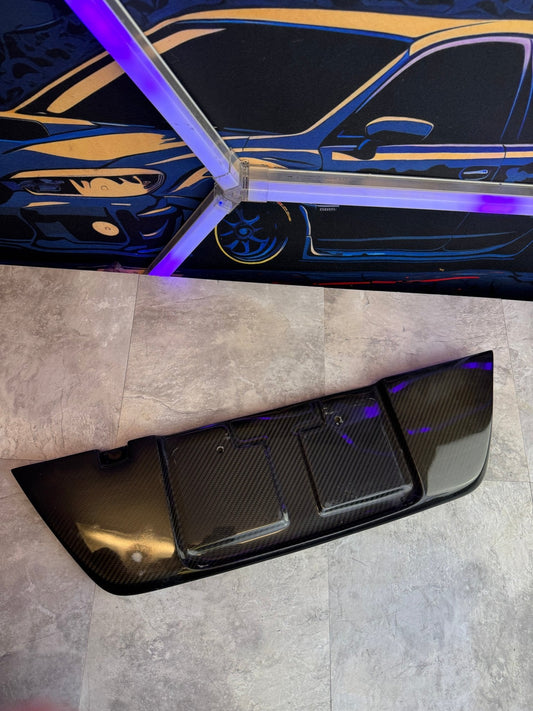 APR Carbon Fiber License Plate Frame Diffuser For Subaru 15-21 WRX/STi