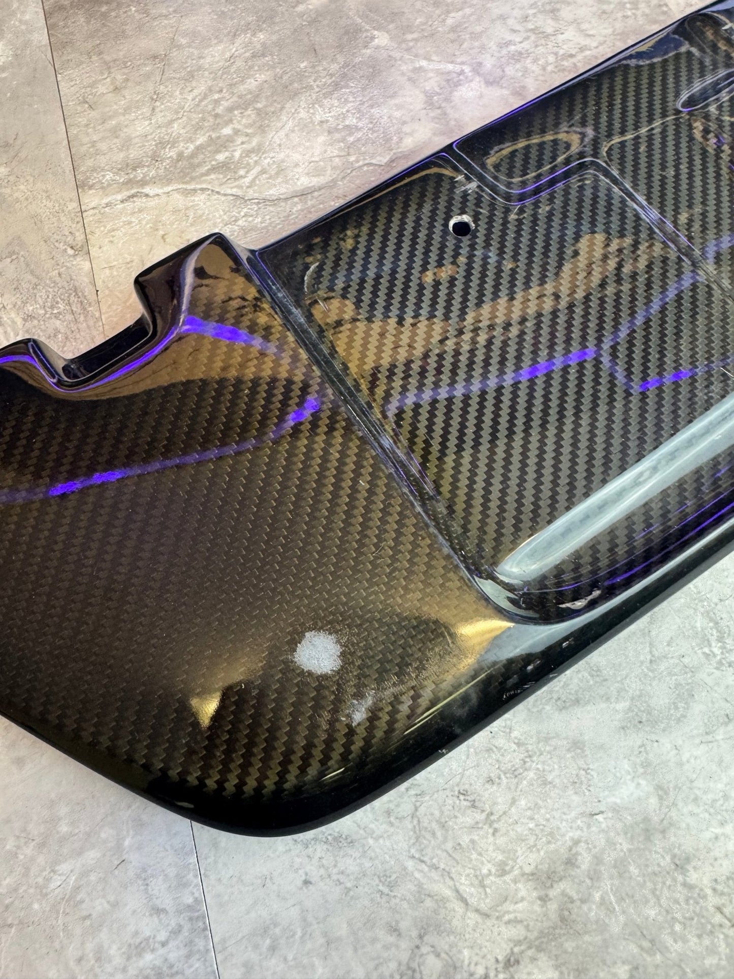 APR Carbon Fiber License Plate Frame Diffuser For Subaru 15-21 WRX/STi