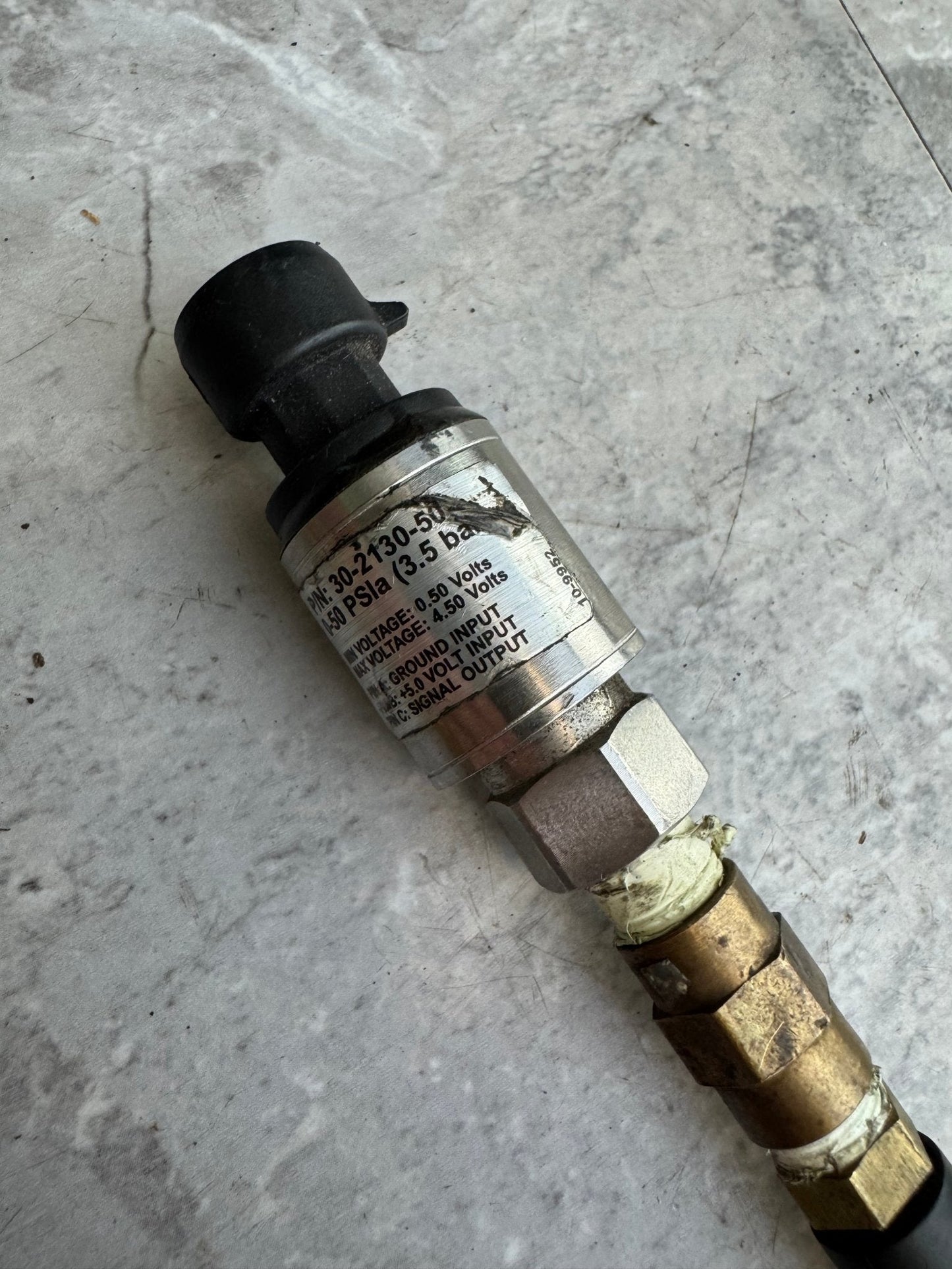 AEM 3.5 BAR MAP or 50 PSIa Sensor PN: 30-2130-50