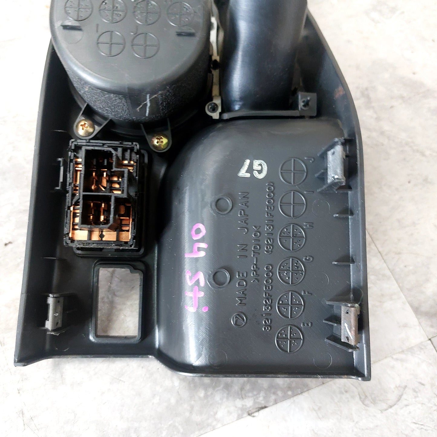 Center Console E Brake Cup Holder Trim 02-04 Subaru Impreza WRX STi 91232FE000 With Side Mirror Regulator