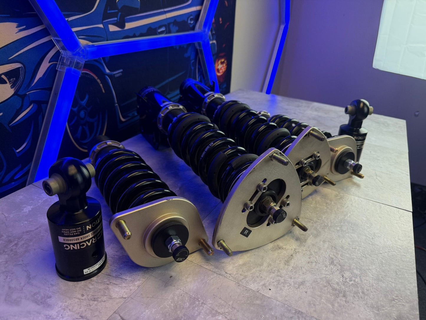 BC BR COILOVERS STi 2015-2021 VA wrx 5x114 Adjustable suspension 08-14 STi CLEAN !